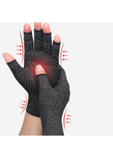 Black accessories,Plain Color accessories,Slip Resistant Black Cotton Wrist Gloves