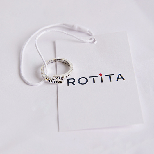Silvery White jewelry,Letter jewelry,Letter Silvery White Cross Alloy Ring