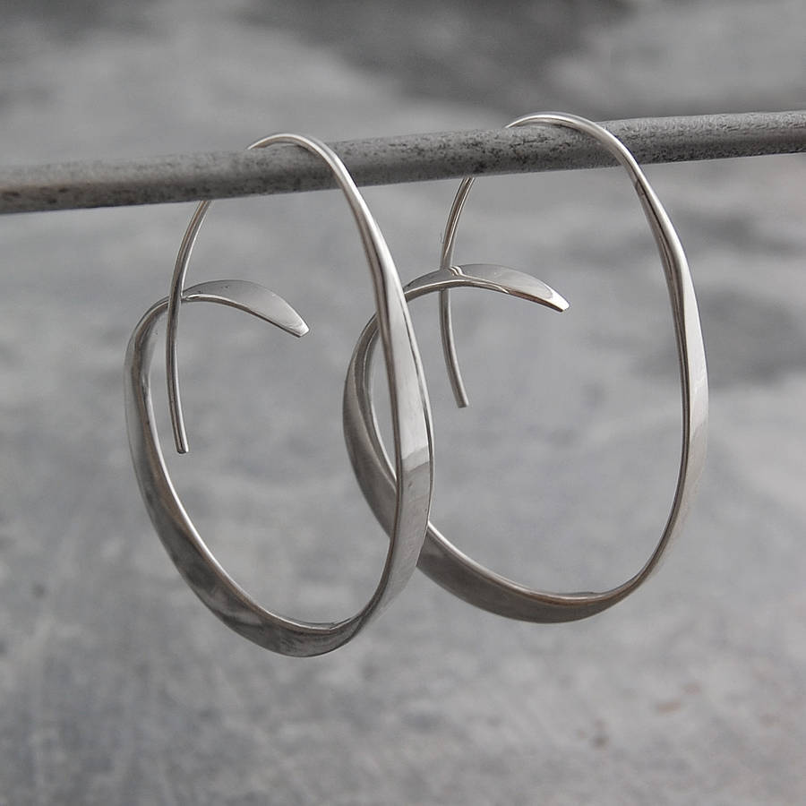 Silver jewelry,Geometric jewelry,Silver Alloy Design Geometric Detail Earrings