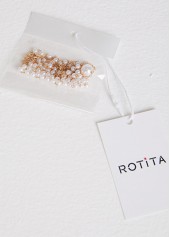 Silvery White jewelry,Other jewelry,Pearl Silvery White Layered Alloy Necklace