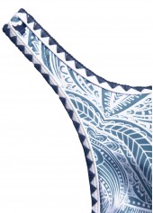 Dusty Blue swimwear,Paisley swimwear,ROTITA Bowknot Dusty Blue Paisley Print One Piece Swimdress