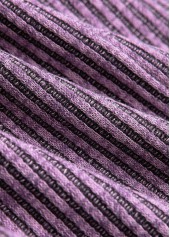 Dusty Purple dresses,Plain Color dresses,Everyday dresses,Casual dresses,ROTITA Tummy Coverage Dusty Purple Round Neck Long Sleeve Dress