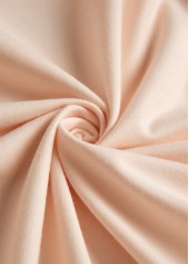 Skin Color tops,Christmas tops,ROTITA Christmas Lace Skin Color Round Neck Long Sleeve Sweatshirt