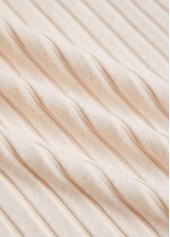 Beige tops,Plain Color tops,ROTITA Lace Beige Long Sleeve Button Coat