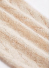 Beige tops,Plain Color tops,ROTITA Lace Beige Long Sleeve Button Coat