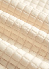 Light Yellow plus size,Geometric plus size,ROTITA Plus Size Button Light Yellow Geometric Print Sweatshirt