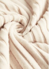 Beige plus size,Plaid plus size,ROTITA Plus Size Patchwork Beige Plaid Turn Down Collar Sweatshirt