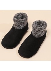Black accessories,Contrast Color accessories,Black Thick Low Cut Waterproof Socks