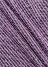 Dusty Purple dresses,Plain Color dresses,Everyday dresses,Casual dresses,ROTITA Plus Size Tummy Coverage Dusty Purple Round Neck Dress