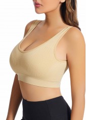 Skin Color intimates,Plain Color intimates,Scoop Detail Skin Color Stretch Bra