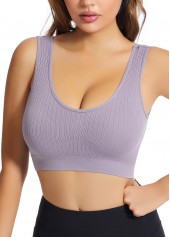 Dusty Purple intimates,Dusty Purple Scoop Wide Strap Bra