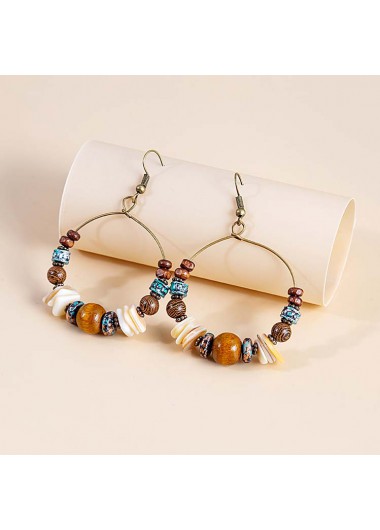 Multi Color jewelry,Tribal jewelry,Multi Color Beaded Tribal Alloy Earrings