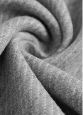 Grey plus size,Plain Color plus size,ROTITA Plus Size Embroidery Grey Long Sleeve Hoodie