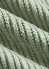 Light Green tops,Contrast Color tops,ROTITA Fake 2in1 Light Green Split Neck T Shirt