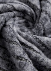 Dark Blue tops,Geometric tops,ROTITA Patchwork Geometric Print Dark Blue V Neck T Shirt