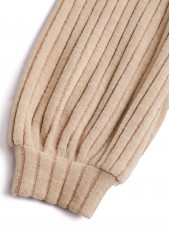 Light Camel plus size,Geometric plus size,ROTITA Plus Size Button Light Camel Geometric Print T Shirt