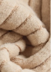 Light Camel tops,Geometric tops,ROTITA Button Geometric Print Light Camel V Neck T Shirt