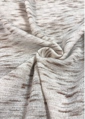 Light Coffee tops,Chevron tops,ROTITA Button Chevron Print Light Coffee Round Neck T Shirt