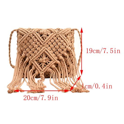 sac bandoulière zippé à pompon couleur café clair