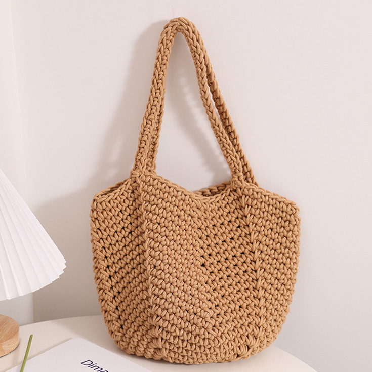 Dark Camel accessories,Plain Color accessories,Dark Camel Color Open Shoulder Bag