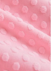 Pink swimwear,Plain Color swimwear,ROTITA Criss Cross Pink Patchwork Bikini Set