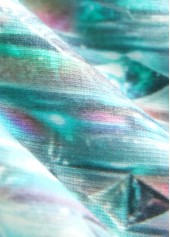 Sage Green plus size,Dazzle Colorful plus size,ROTITA Plus Size Sage Green Dazzle Colorful Print T Shirt