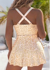 Champagne swimwear,Plain Color swimwear,ROTITA Jacquard Champagne Criss Cross One Piece Swimwear