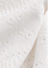 White dresses,Plain Color dresses,Everyday dresses,Casual dresses,ROTITA Tummy Coverage White Round Neck Sleeveless Dress