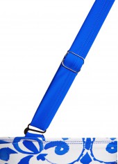 Royal Blue swimwear,Tribal swimwear,ROTITA Frill Royal Blue Tribal Print Bikini Set