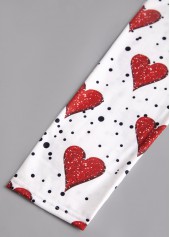 White plus size,Valentine's Day plus size,ROTITA Plus Size White Valentine's Day Print T Shirt