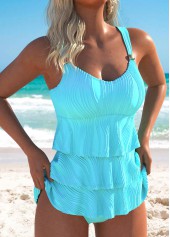 Tankini-Set mit V-Ausschnitt in der Farbe Rotita Cyan