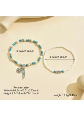 White jewelry,White Color Round Polyresin Material Anklet