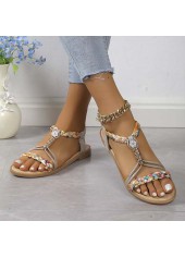 Beige shoes,Other shoes,Beige Rubber Material Open Toe Falt