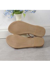 Beige shoes,Other shoes,Beige Rubber Material Open Toe Falt