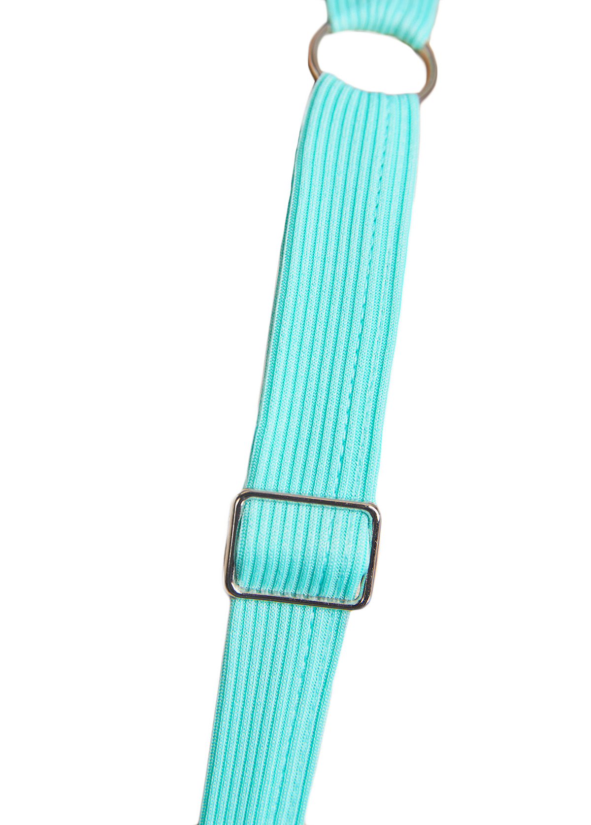 Mint Green swimwear,Plain Color swimwear,ROTITA Square Neck Jacquard Mint Green One Piece Swimdress