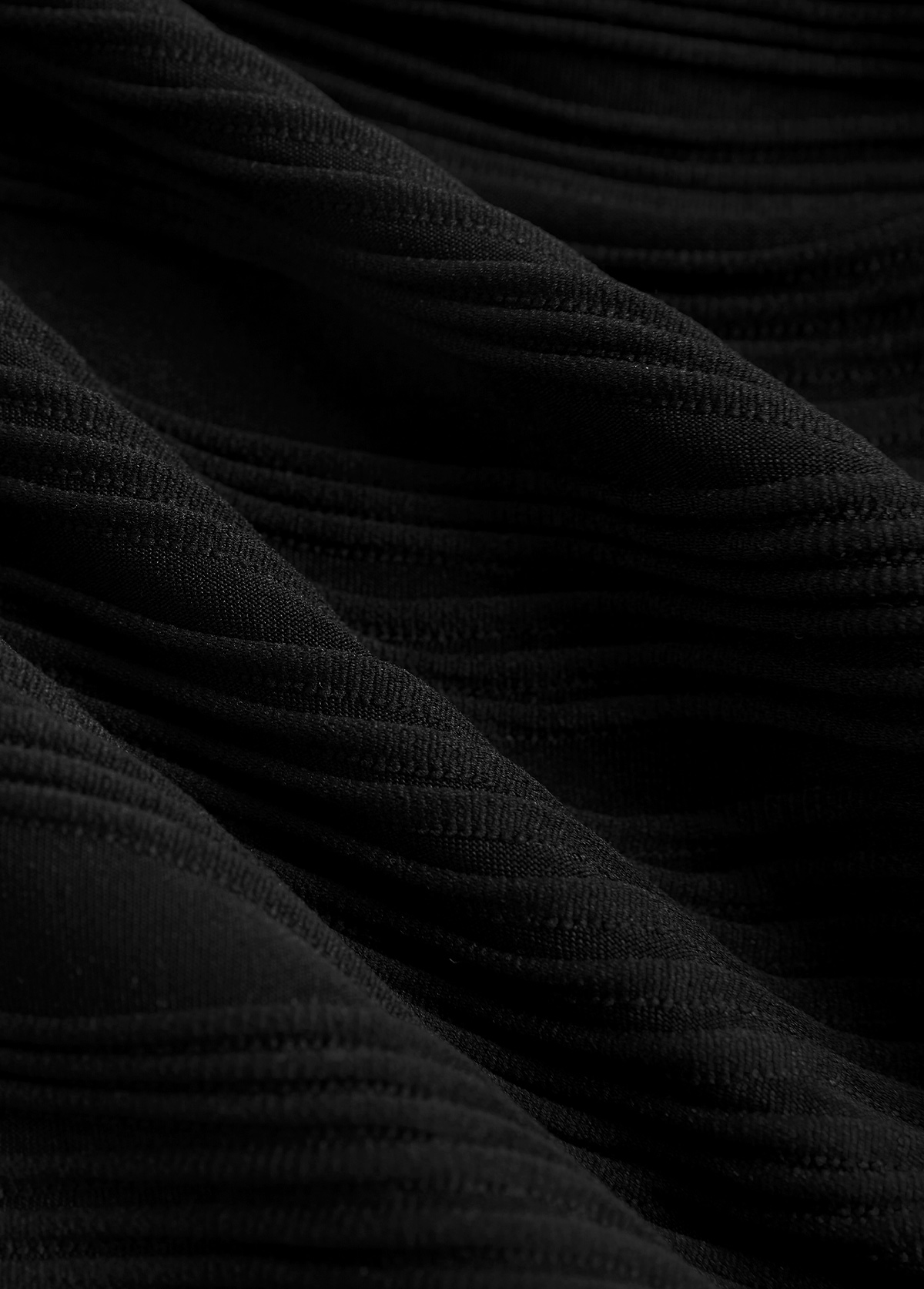 Black swimwear,Plain Color swimwear,ROTITA Jacquard Black Tie One Piece Swimdress