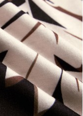 Black dresses,Plants dresses,Vacation dresses,Vacation dresses,Tummy Coverage Tropical Plants Print Black Short Dress