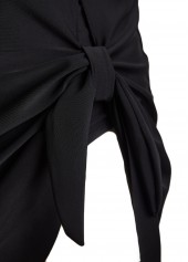 Cyan swimwear,Floral swimwear,Plants swimwear,ROTITA Tie Cyan Floral Print One Piece Swimdress