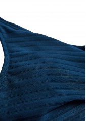 Peacock Blue swimwear,Plain Color swimwear,ROTITA Surplice Lace Peacock Blue Bikini Set