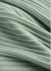 Sage Green swimwear,Plants swimwear,ROTITA Criss Cross Sage Green Tropical Plants Print Bikini Set