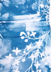 Dusty Blue swimwear,Floral swimwear,Plants swimwear,ROTITA Bowknot Dusty Blue Floral Print One Piece Swimwear