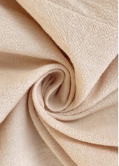 Light Camel bottoms,Plain Color bottoms,Lace Up Light Camel Elastic Waist High Waisted Shorts