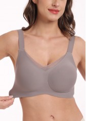 Dusty Purple intimates,Dusty Purple Adjustable V Neck Bra