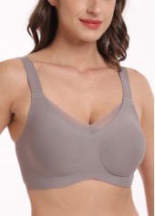 Dusty Purple intimates,Dusty Purple Adjustable V Neck Bra