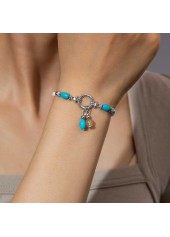 bracelet en polyrésine de couleur vert menthe