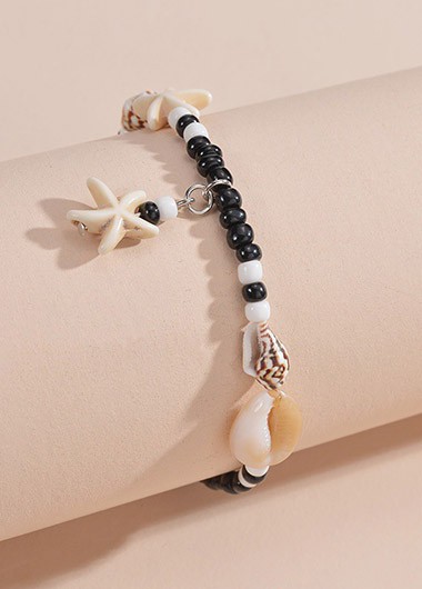 Black jewelry,Black Color Star Polyresin Material Anklet