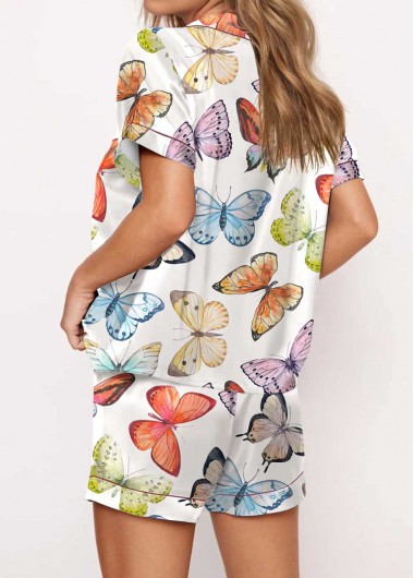 Multi Color loungewear,Animal Print loungewear,Animal Print Multi Color Lounge Top and Shorts