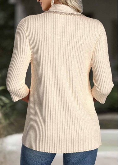 Beige tops,Floral tops,Plants tops,ROTITA Floral Print Beige Square Neck Fake Two Piece Twinset