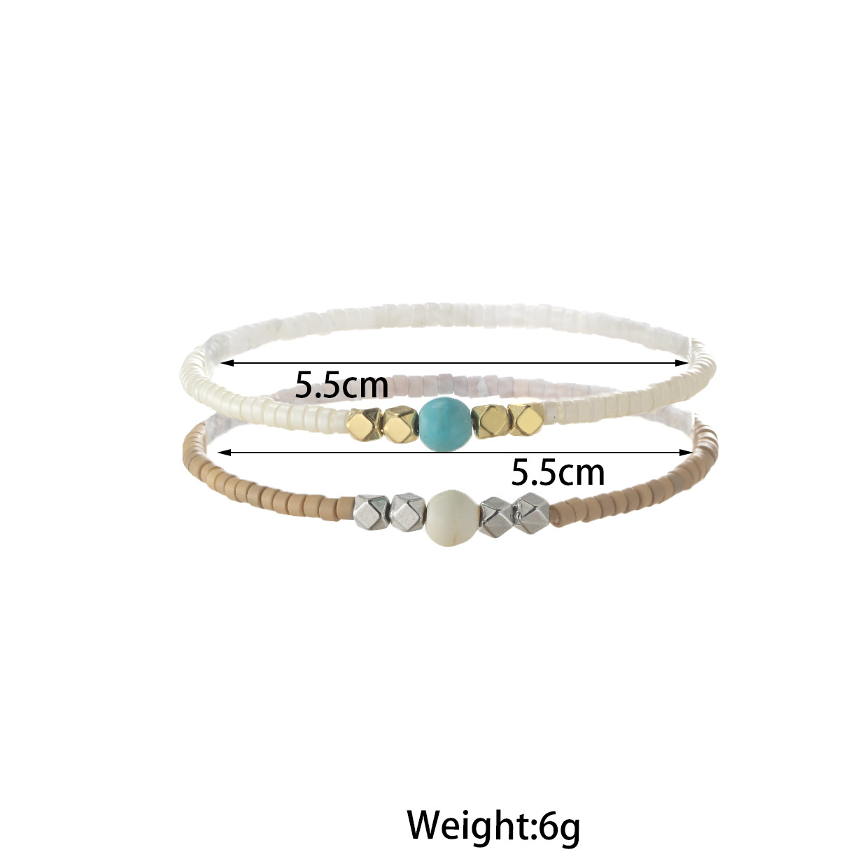 Light Camel jewelry,Beaded Light Camel Plastic Bracelets Set