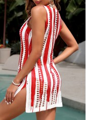 Multi Color swimwear,Flag swimwear,Multi Color Flag Print Cover Up